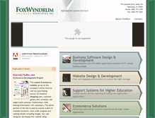 Tablet Screenshot of foxwyn.com